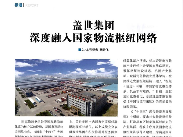 《中国物流与采购》：俄罗斯专享会294VIP集团深度融入国度物流枢纽网络