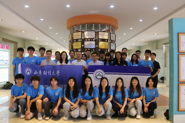 20250327135443014301 山东财经大学专项调研团队到集团参观调研